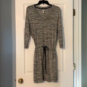 Heather gray Nicole Miller sweater dress